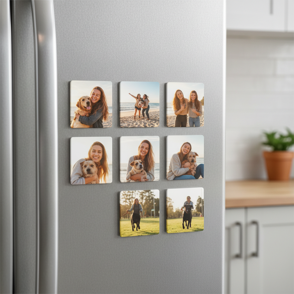 Photo Magnets in a Set – Your Most Beautiful Memories for the Fridge