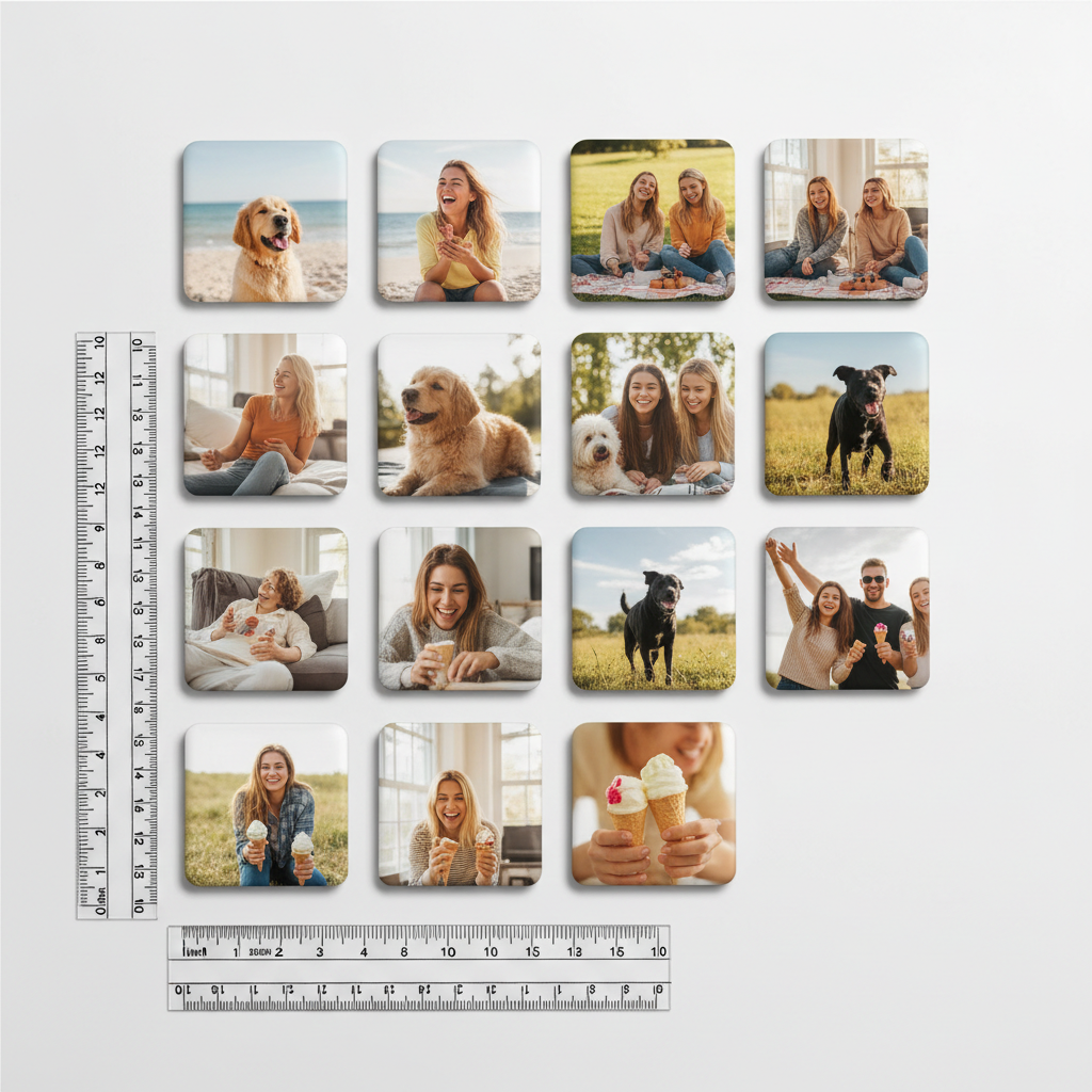 Photo Magnets in a Set – Your Most Beautiful Memories for the Fridge